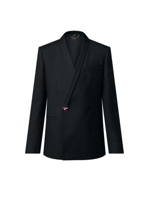 Tailored Kimono Double-Breasted Jacket