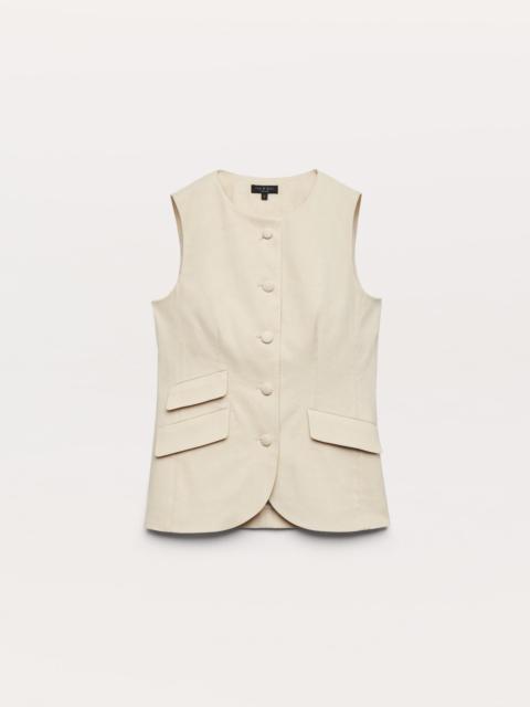 Slade Linen-Blend Vest