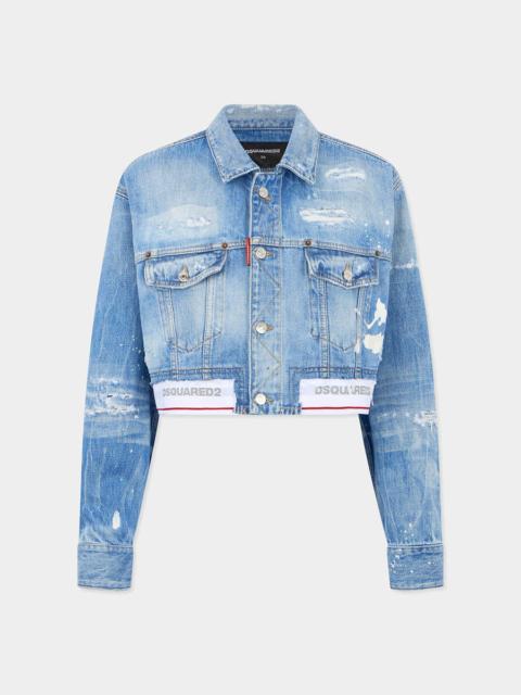 LIGHT WASH BOXY JEAN JACKET
