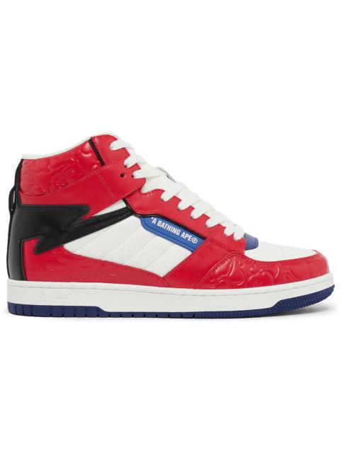 A Bathing Ape Bape Sta 88 Mid Red White Blue