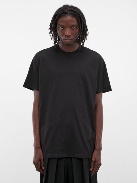 Black Cotton Jersey Tee