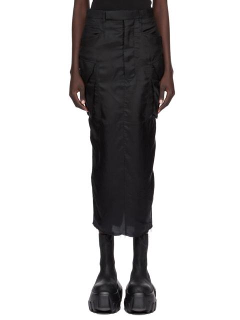 Black Concordians Firbanks Midi Skirt