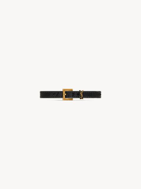 CASSANDRE BELT BRACELET IN LEATHER
