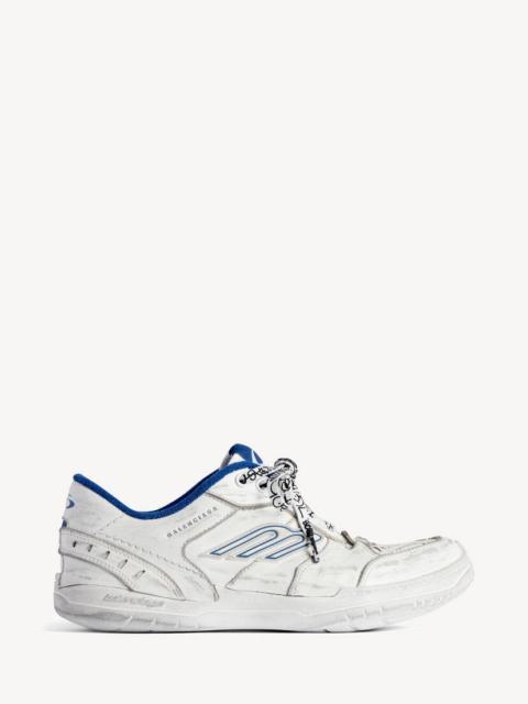 Men's Hamptons Worn-out Sneaker in White/dark Blue/grey