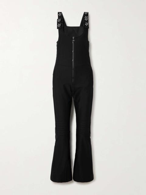 Stretch ski salopettes Black