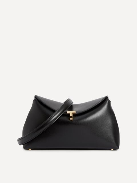 T-Lock Leather Clutch Bag
