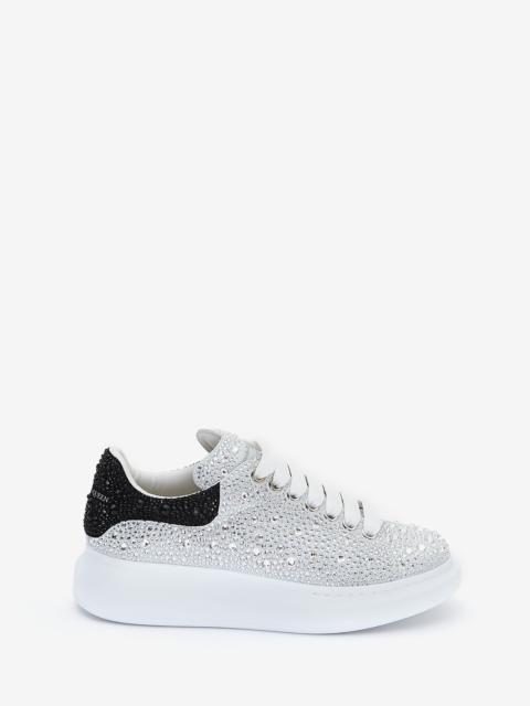 Crystal-Embellished Oversized Sneaker