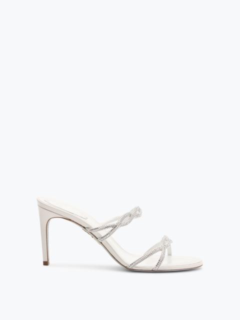 BRAID IVORY SLIDER SANDAL 80