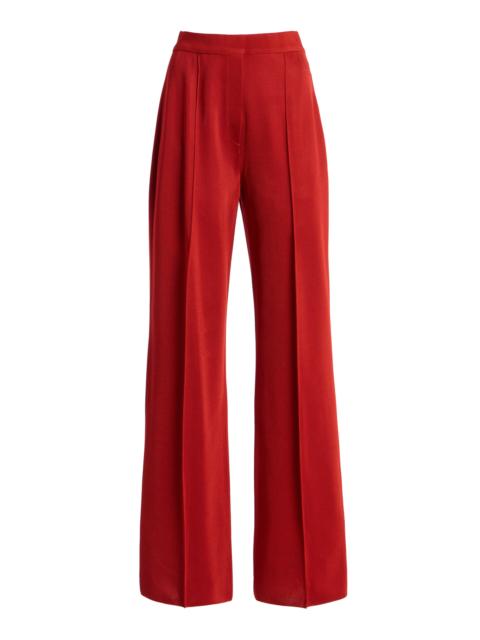 Evie Slinky Knit Pants red