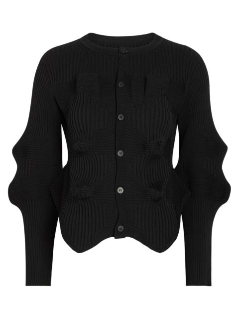 Issey Miyake Sculpted Knit Cardigan