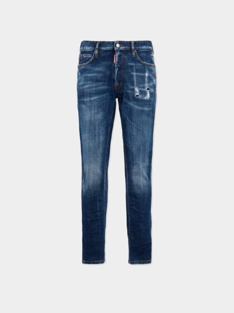 DARK SMOKER WASH TEDDY MINI FRONT JEANS