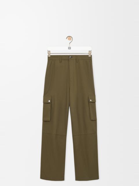 Cargo trousers in cotton