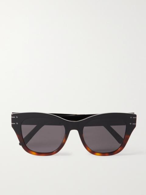 Diorsignature B4i Square-frame Acetate Sunglasses