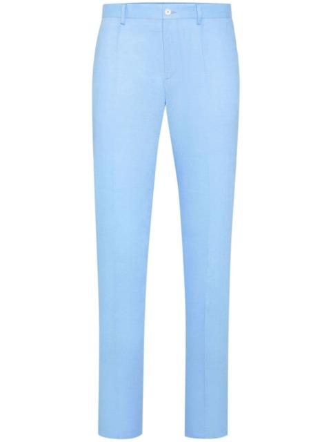 linen tailored trousers