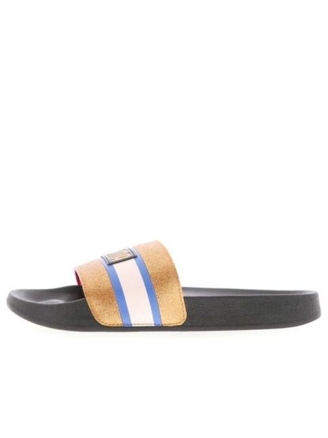 (WMNS) PUMA Leadcat Ftr 90s Pop Slide Gold/Black 372624-01