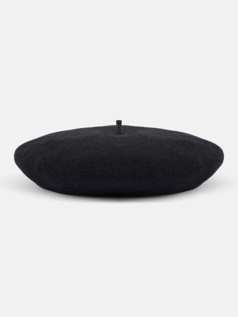 Monili Beads wool beret