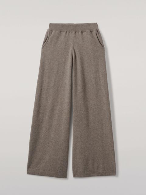 Brown Cashmere Trousers