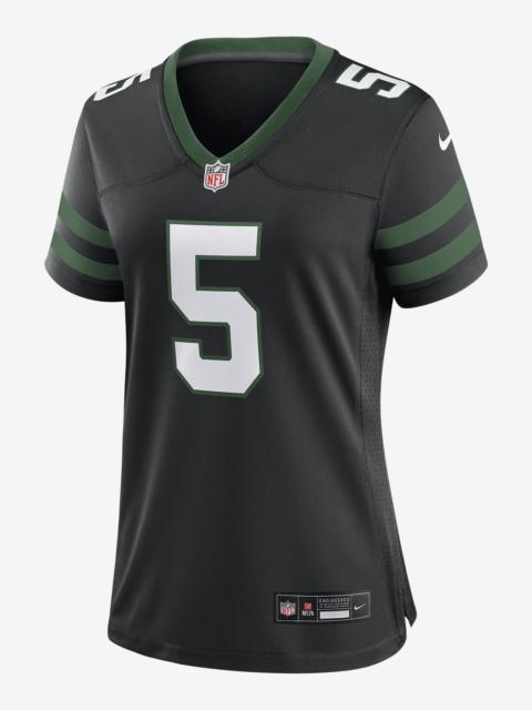 Garrett Wilson New York Jets Women's Nike NFL Game Football Jersey