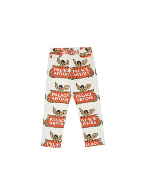 Palace Stella Artois Pant White/Red/Gold