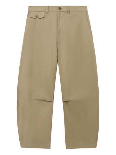 Triple Layer wide-leg trousers