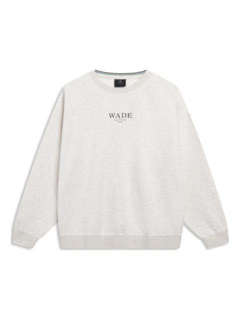 Li-Ning Way Of Wade Graphic Sweatshirt 'Light Grey' AWDT143-10