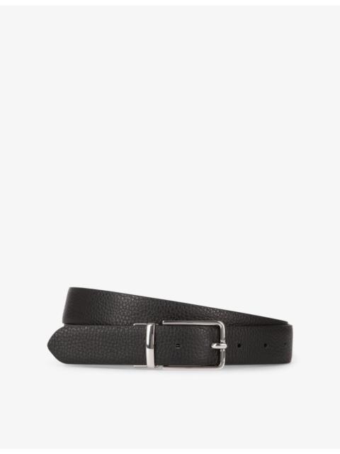 Textured Leather Belt