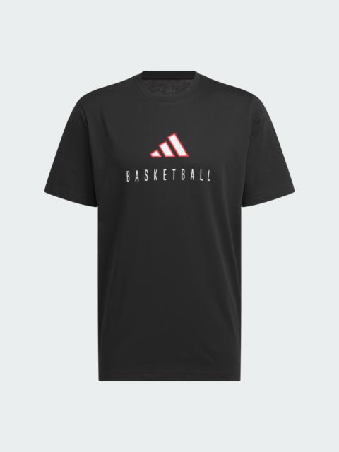 Worldwide Hoops Logo Performance Graphic Tee