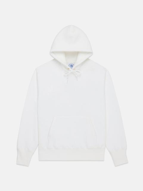 MADE-IN-USA WHITE HEAVYWEIGHT HOODIE