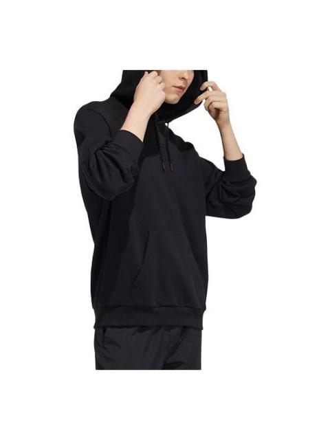 Men's adidas neo Solid Color Long Sleeves Black H14214