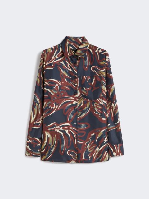 RIVE Printed twill shirt