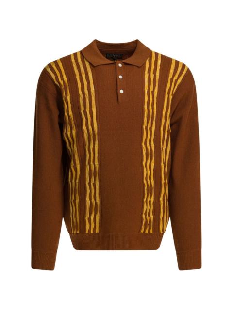 polo-collar sweater