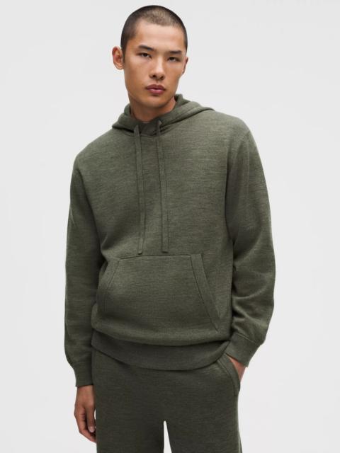 Merino Wool Pullover Hoodie