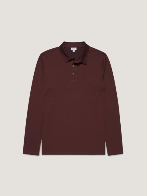 Long Sleeve Classic Jersey Polo Shirt
