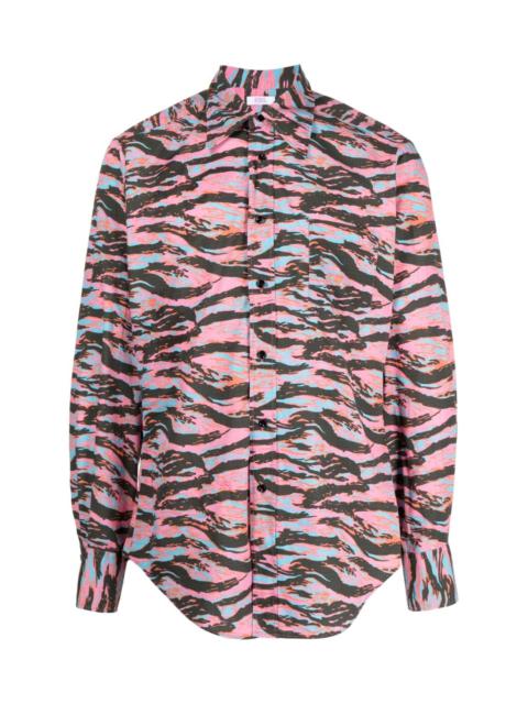 ZEBRA-PRINT COTTON SHIRT