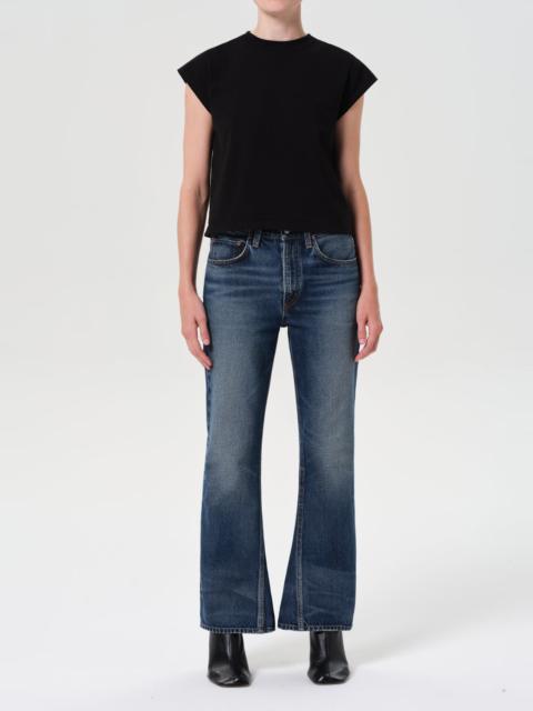 MID RISE KICK BOOT ANKLE IN STENCIL