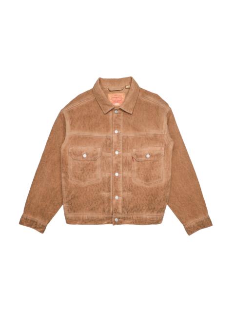 Stussy x Levi's Dyed Jacquard Jacket Brown