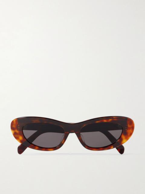 Cat-eye tortoiseshell acetate sunglasses Tortoiseshell