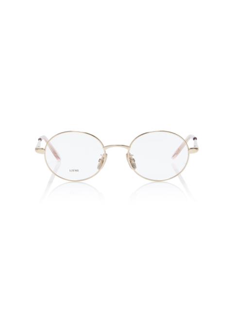 Round-Frame Metal Glasses gold