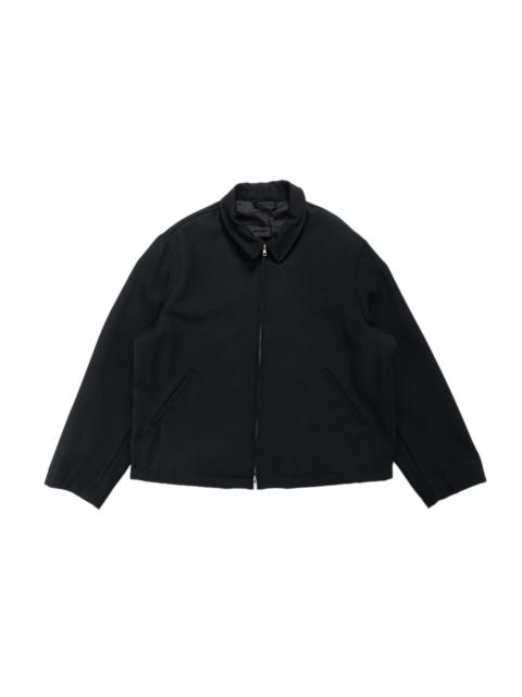 Site Jacket Black Heavyweight Wool Gabardine