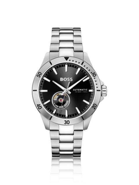 STAINLESS-STEEL WATCH WITH JAPANESE AUTOMATIC MOVEMENT