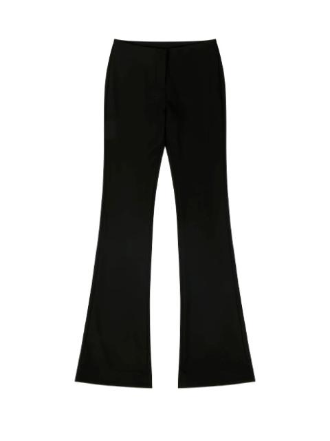 SLIM FLARE PANT BLACK WOOL