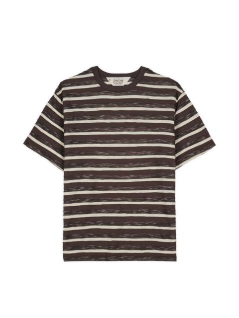 Casey Striped T-shirt - Brown
