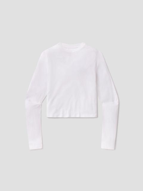 Sabine Cropped Long Sleeve
In White