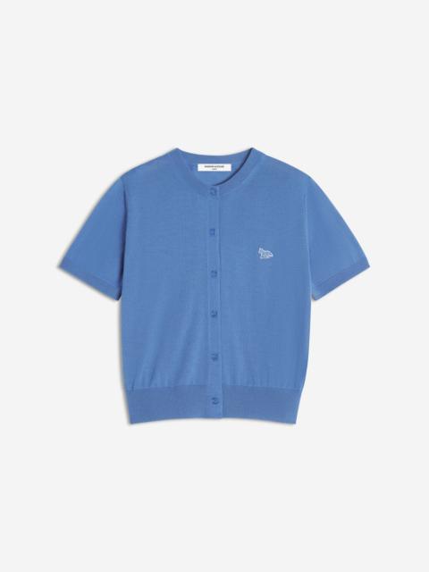 BABY FOX FINE MERINO SHORT SLEEVE CARDIGAN