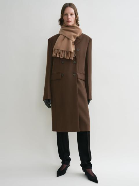 Classic wool scarf camel