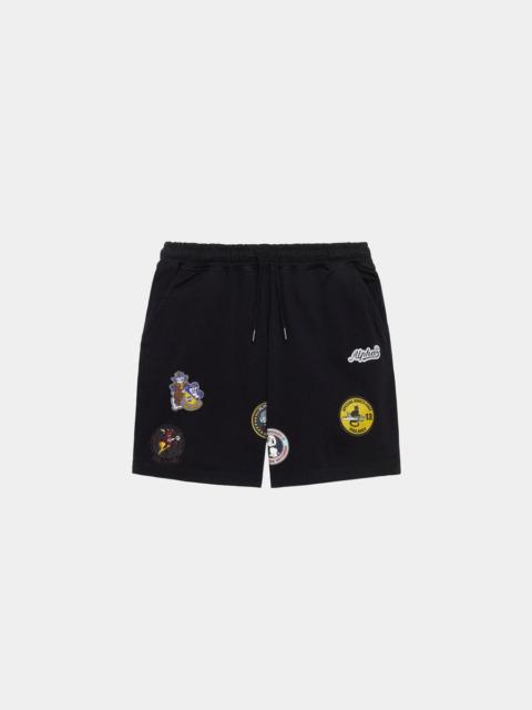 PATCHED JERSEY SHORT