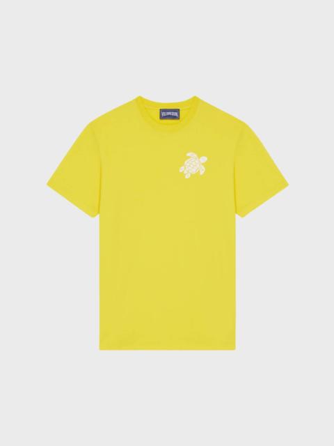 MEN ORGANIC COTTON T-SHIRT BIG TURTLE EMBROIDERY