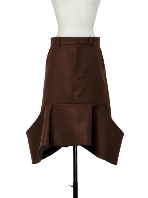 Wool Melton Skirt