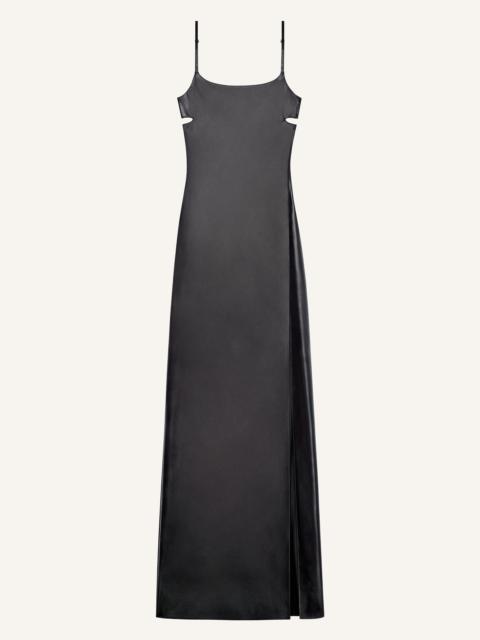 LINGERIE GLOSSY LONG DRESS