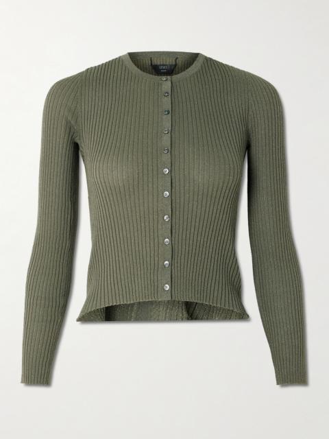 Blake Ribbed Lurex Cardigan
